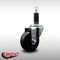 Service Caster 3.5'' SS Phenolic Wheel Swivel 1-1/8'' Expanding Stem Caster SCC-SSEX20S3514-PHS-118 - alternate 2
